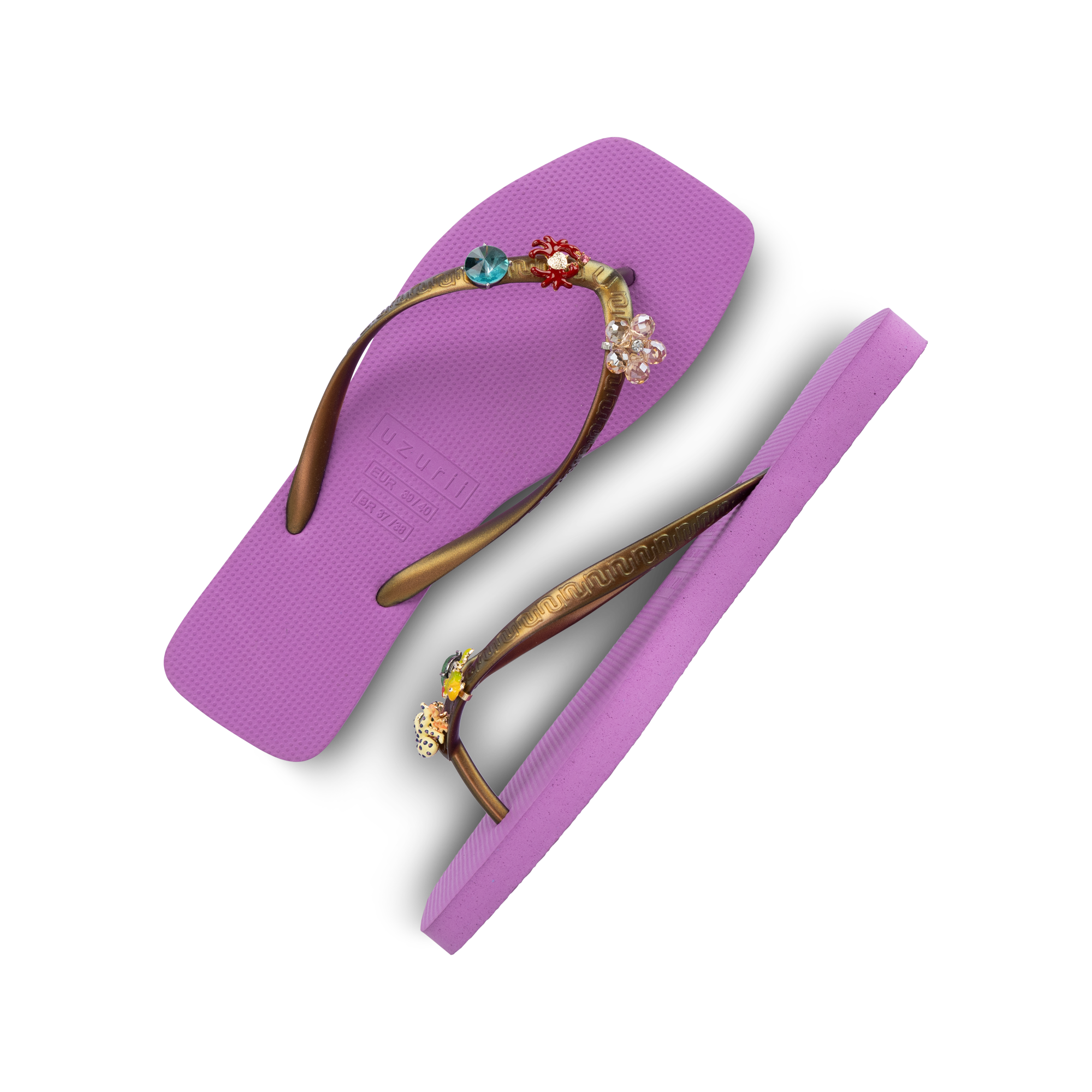 Uzurii Slippers Flore Square Grand - Orquida