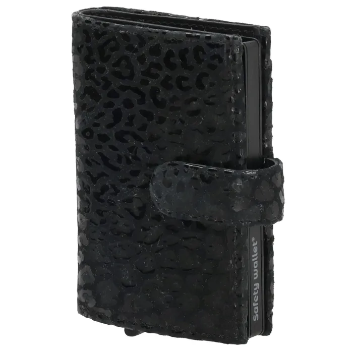 Charm London Camberwell Creditcard etui Zwart panter