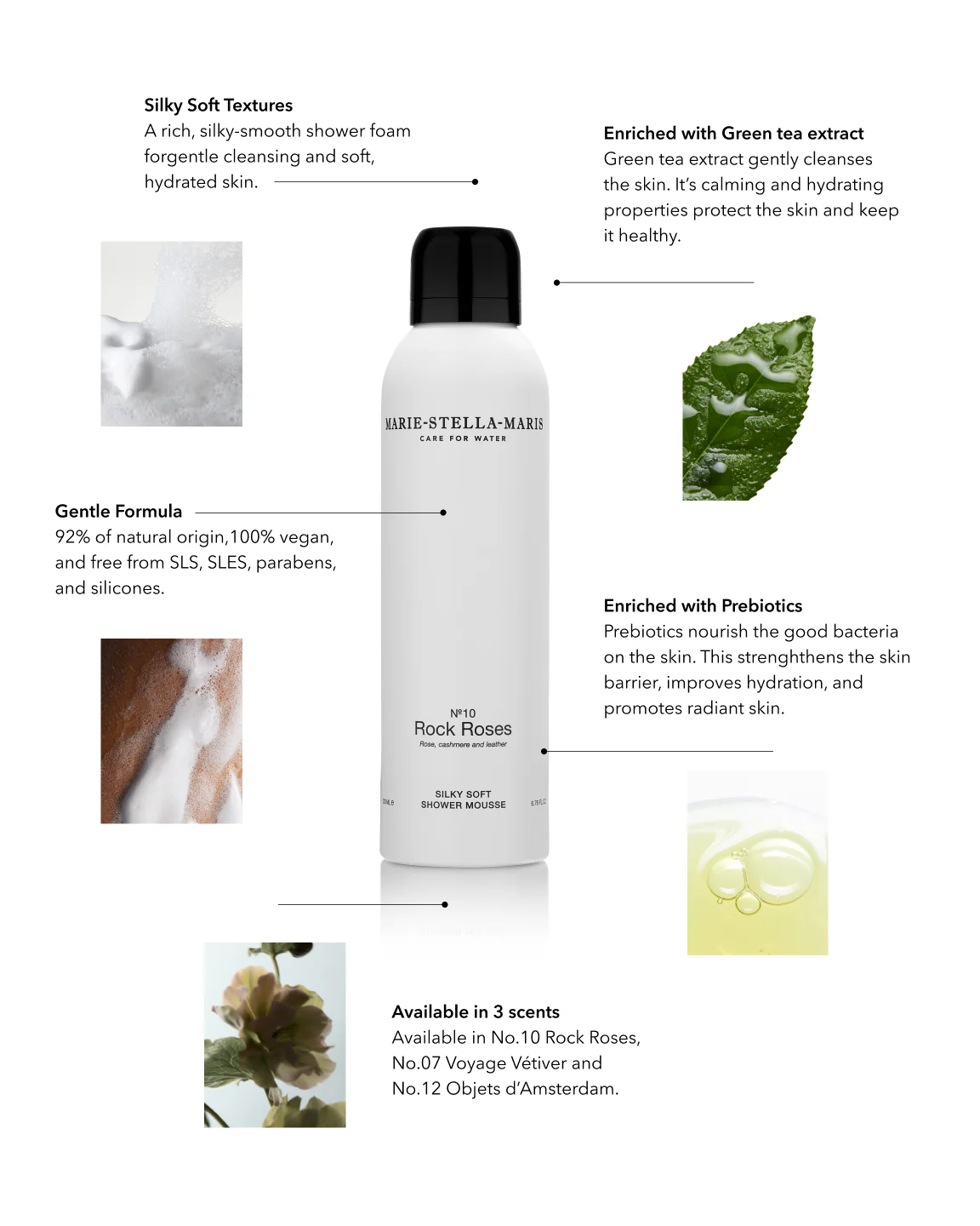 Marie Stella Maris Silky Soft Shower Mousse No.10 Rock Roses - Afbeelding 2