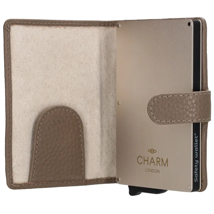 Charm London Washington Creditcard etui Taupe - Afbeelding 2