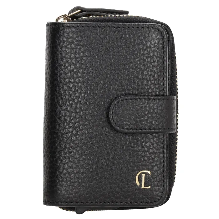 Charm London Washington Creditcard etui Zwart met rits