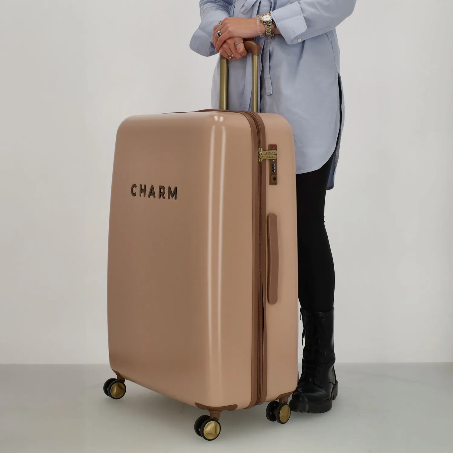 Charm London Capetown Koffer Roze - Afbeelding 4