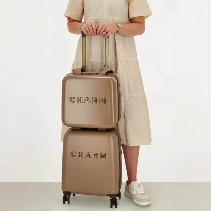 Charm London beautycase Taupe  - Afbeelding 2