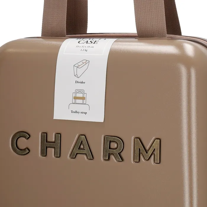 Charm London beautycase Taupe  - Afbeelding 3