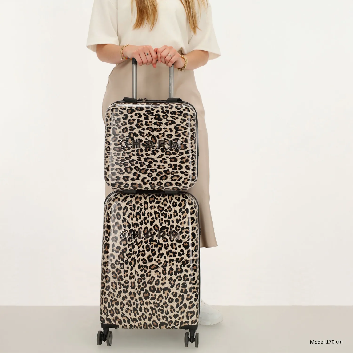 Charm London Capetown Beautycase Leopard - Afbeelding 4