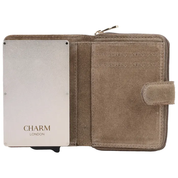 Charm London Sevilla Portemonnee - Donkertaupe - Afbeelding 4