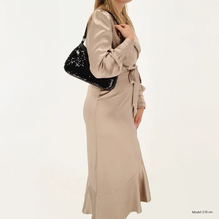 Charm London Las Vegas Handtas Zwart - Afbeelding 4