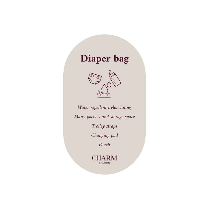 Charm London Bond Luiertas Bruin - Afbeelding 4