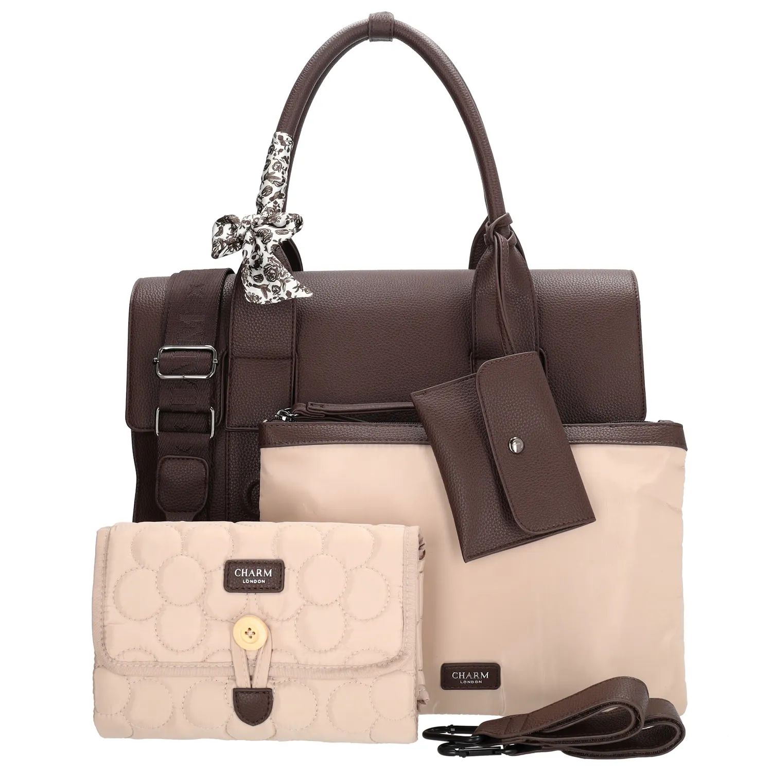 Charm London Bond Luiertas Bruin