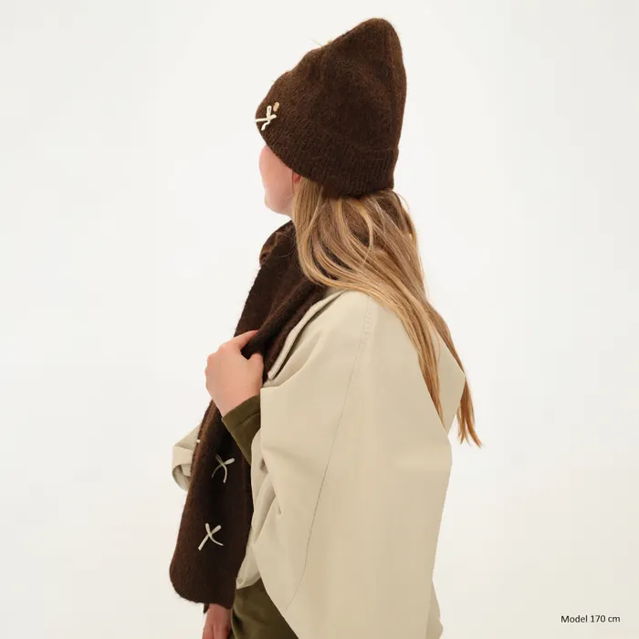 Charm London Winter Must-Haves Set muts & sjaal Onesize Strikjes - Afbeelding 2