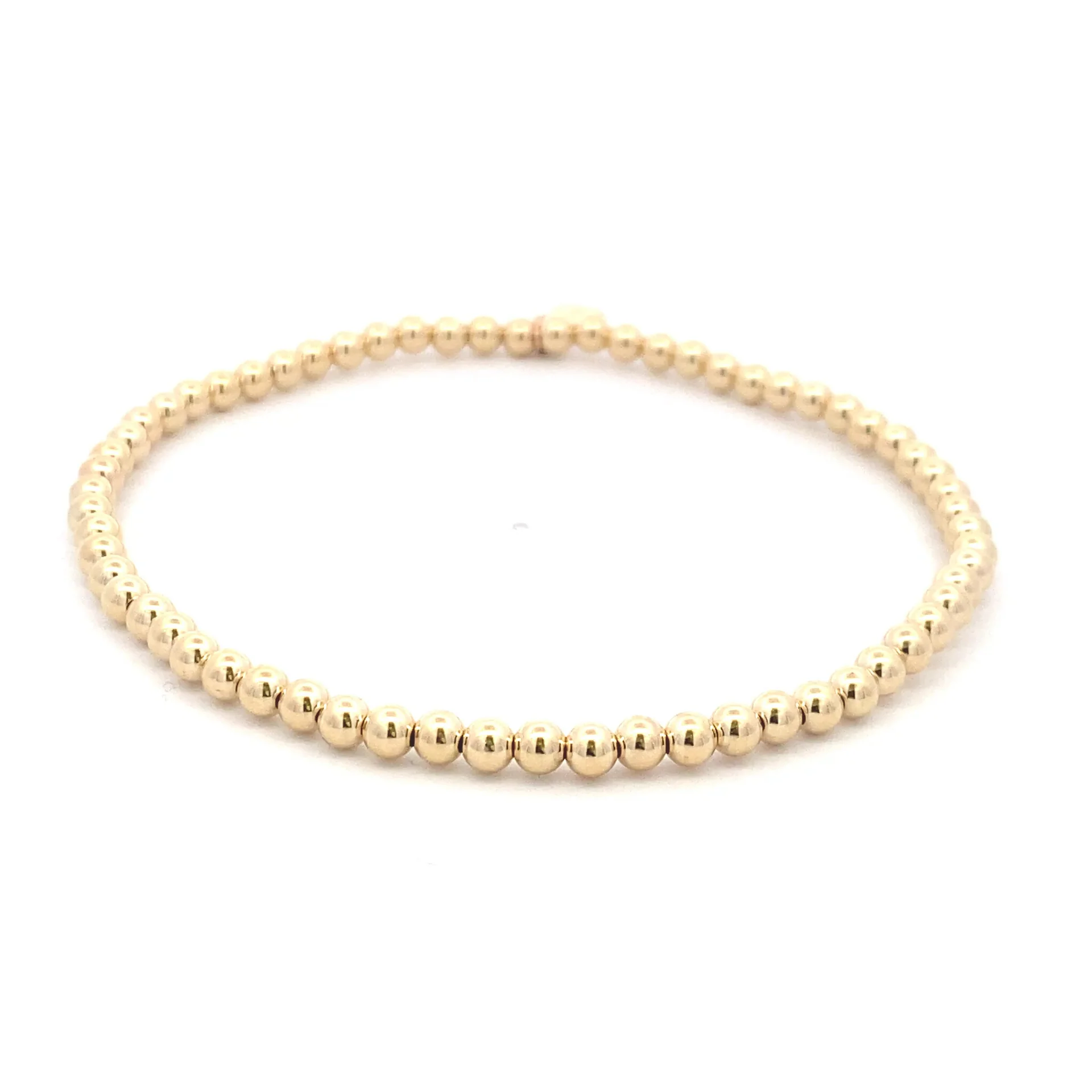 PScallme Anklet basic gold goloured 4mm