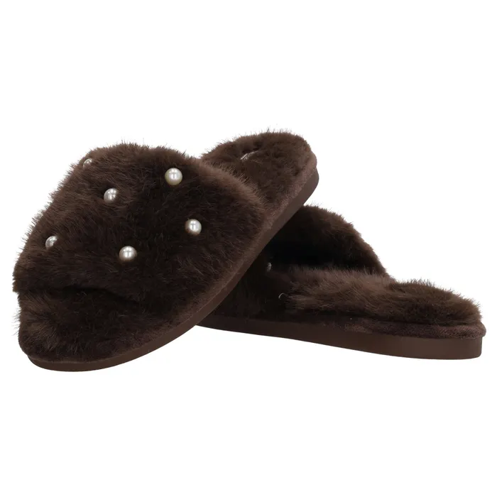 Charm London Winter Must-Haves Pantoffels Bruin - Afbeelding 2