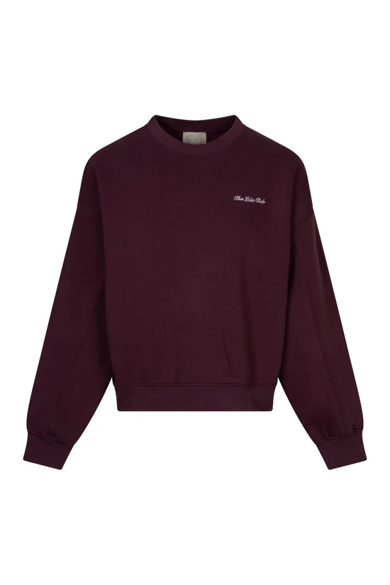 The Lola Club  Yara Sweater | Mulberry Wine - Afbeelding 5