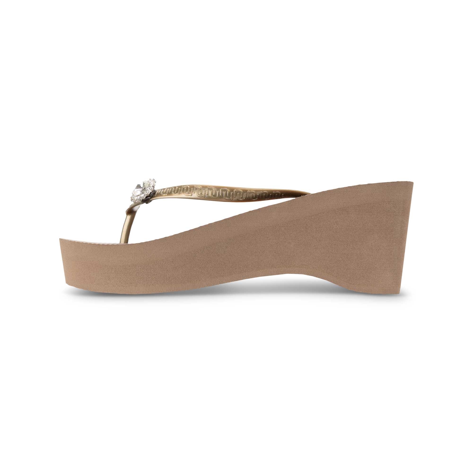 Uzurii Slippers Switch High Heel - Taupe - Afbeelding 1