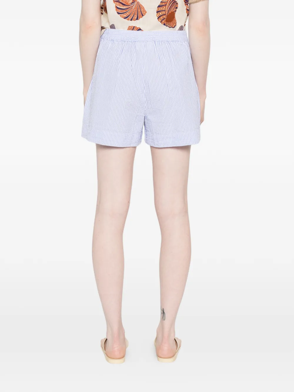 Saint Barth MC2 Amani Short Striped Light Blue - Afbeelding 4