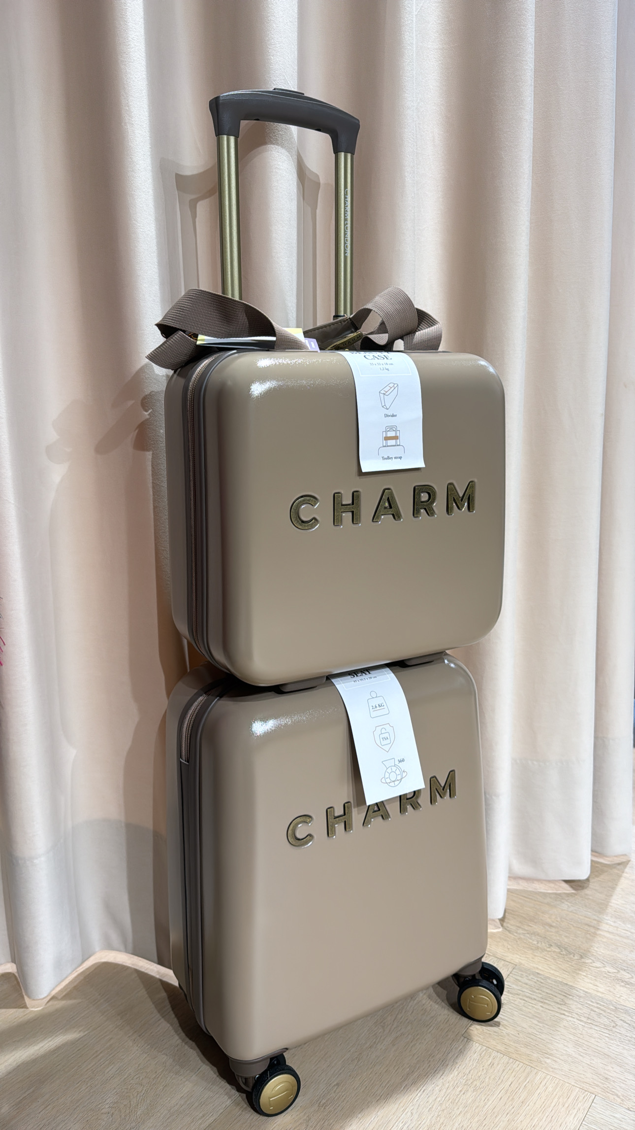 Charm London beautycase Taupe 