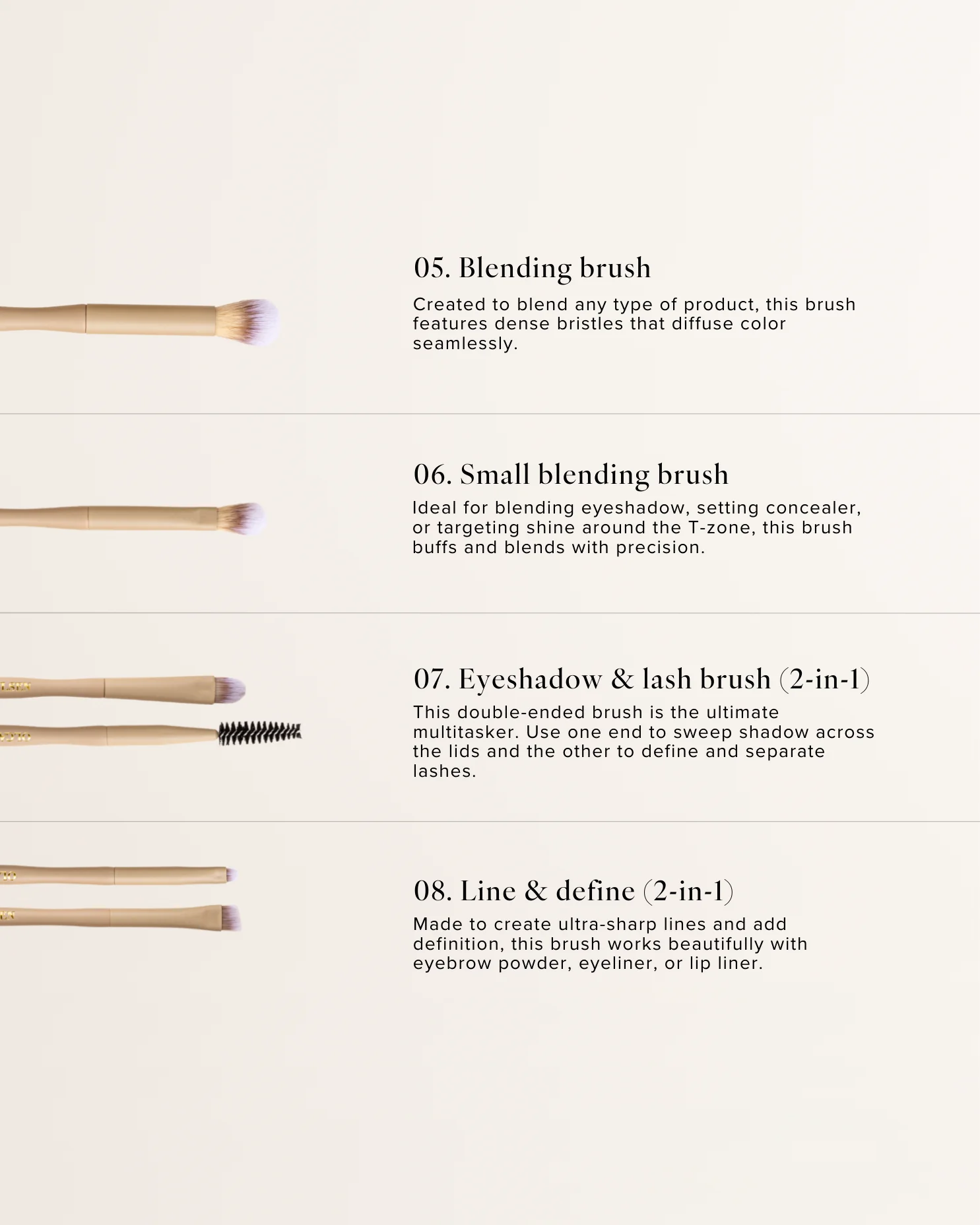 Olcay Gulsen Pro Brush set - Afbeelding 3