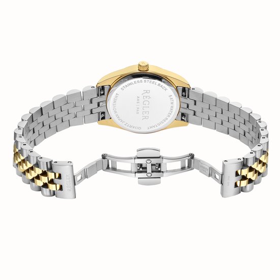 Régler Infinité Staal Tweekleurig Zilver\Goud - Zwart - Afbeelding 2