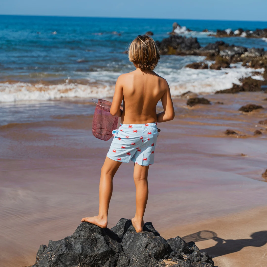 Son of a Beach Krab, Licht blauw, Jongens zwembroek - Afbeelding 3
