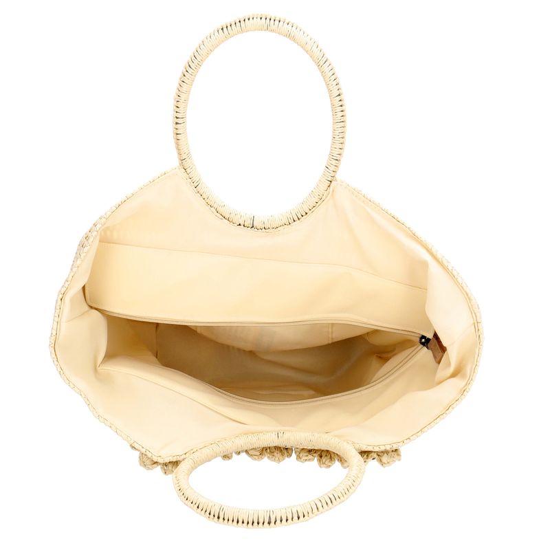 Beagles Tas Raffia Bloem - Afbeelding 5