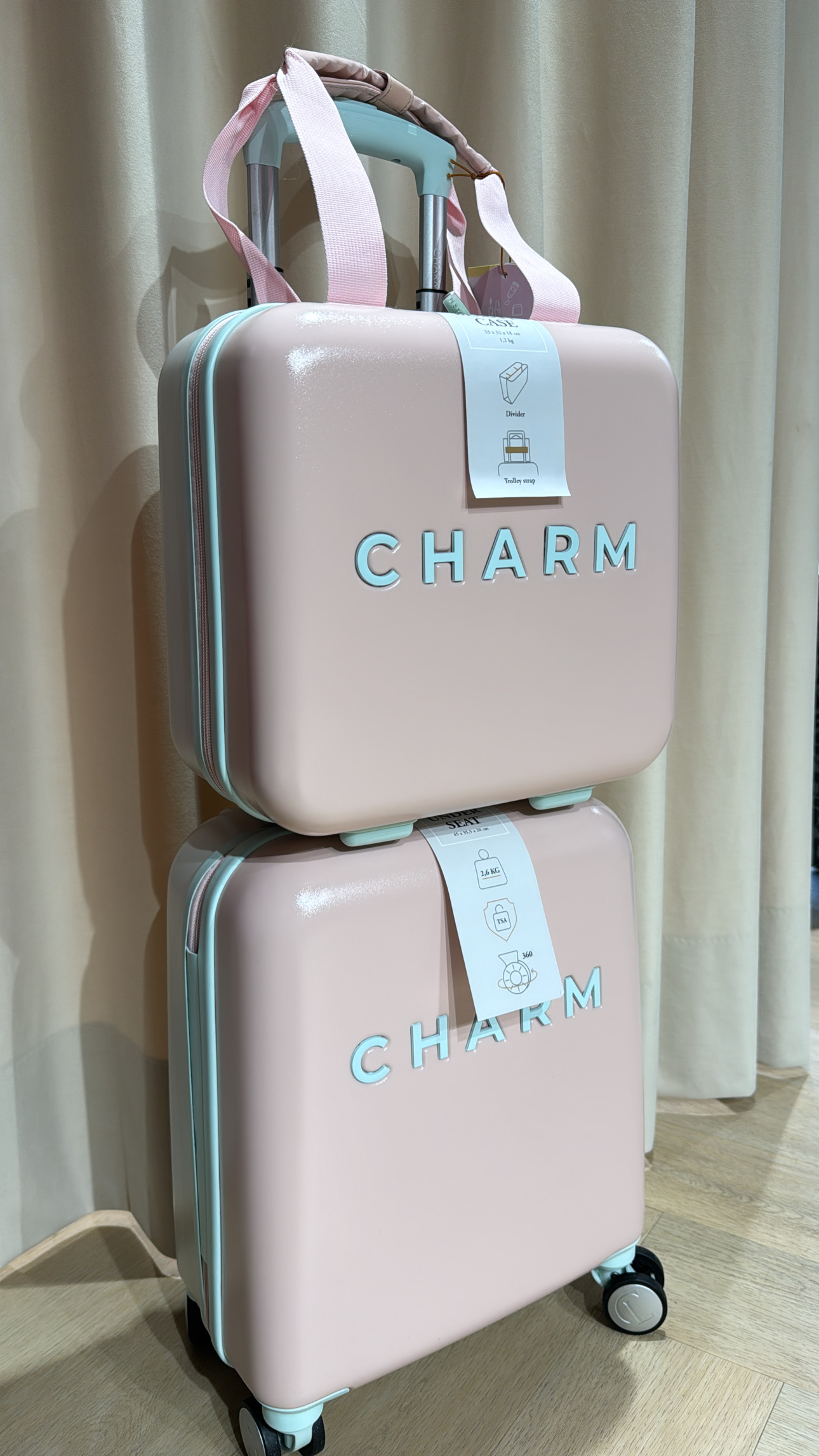 Charm London beautycase Lichtroze  - Afbeelding 3
