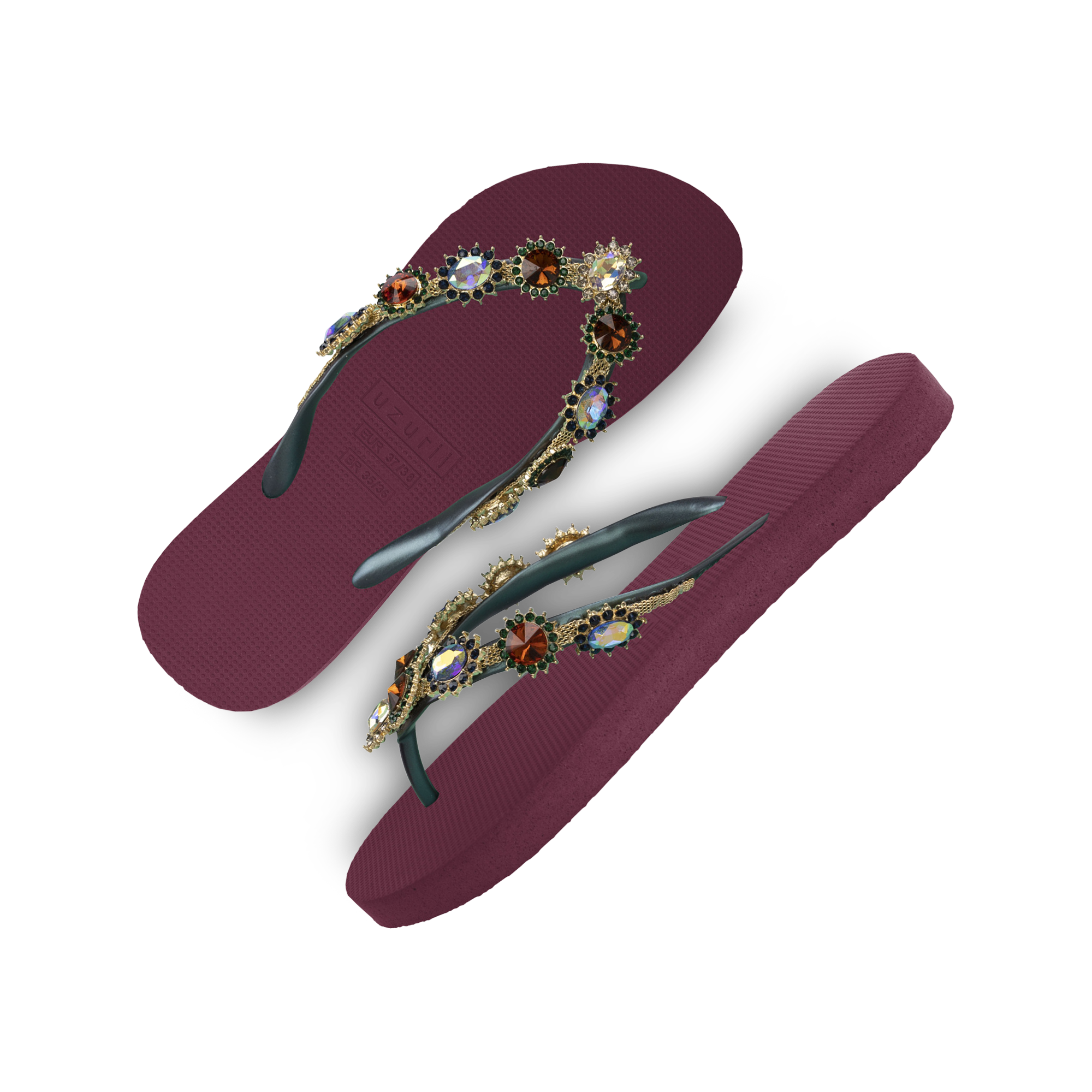 Uzurii Slippers Ruby