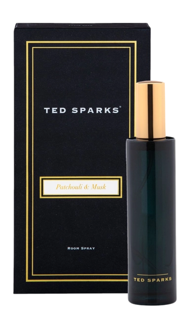 Ted Sparks Roomspray Patchouli & Musk - Afbeelding 1