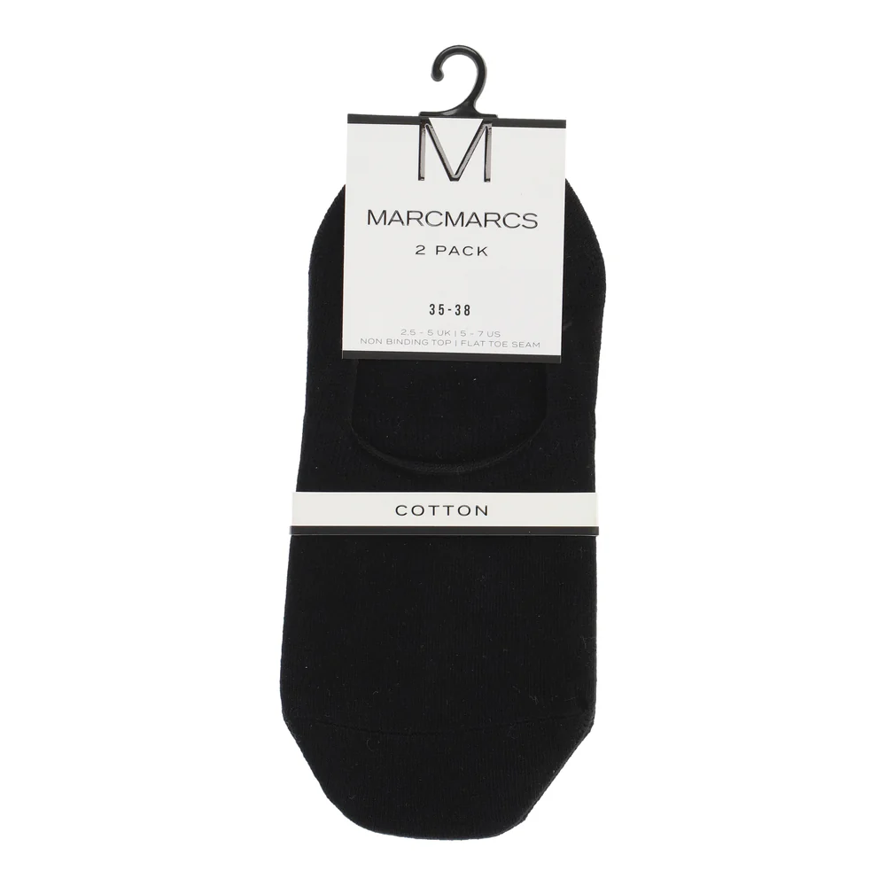 Marcmarcs Sneakersokken Basic Zwart
