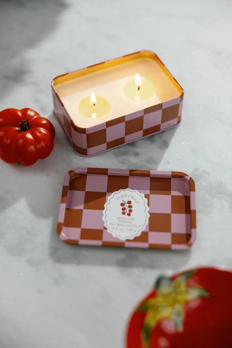 Paddywax Geurkaars in Blik | Heirloom Tomato
