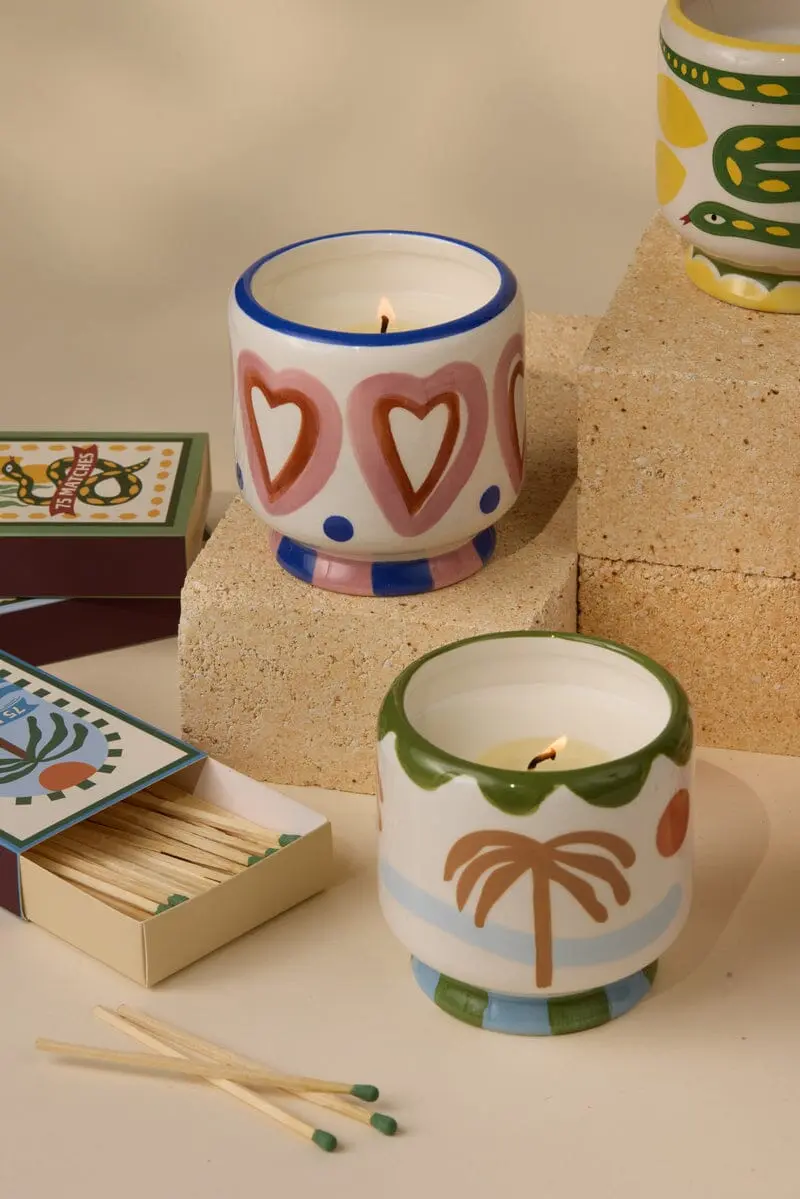 Paddywax ceramic kaars | Rosewood Vanilla - Afbeelding 3