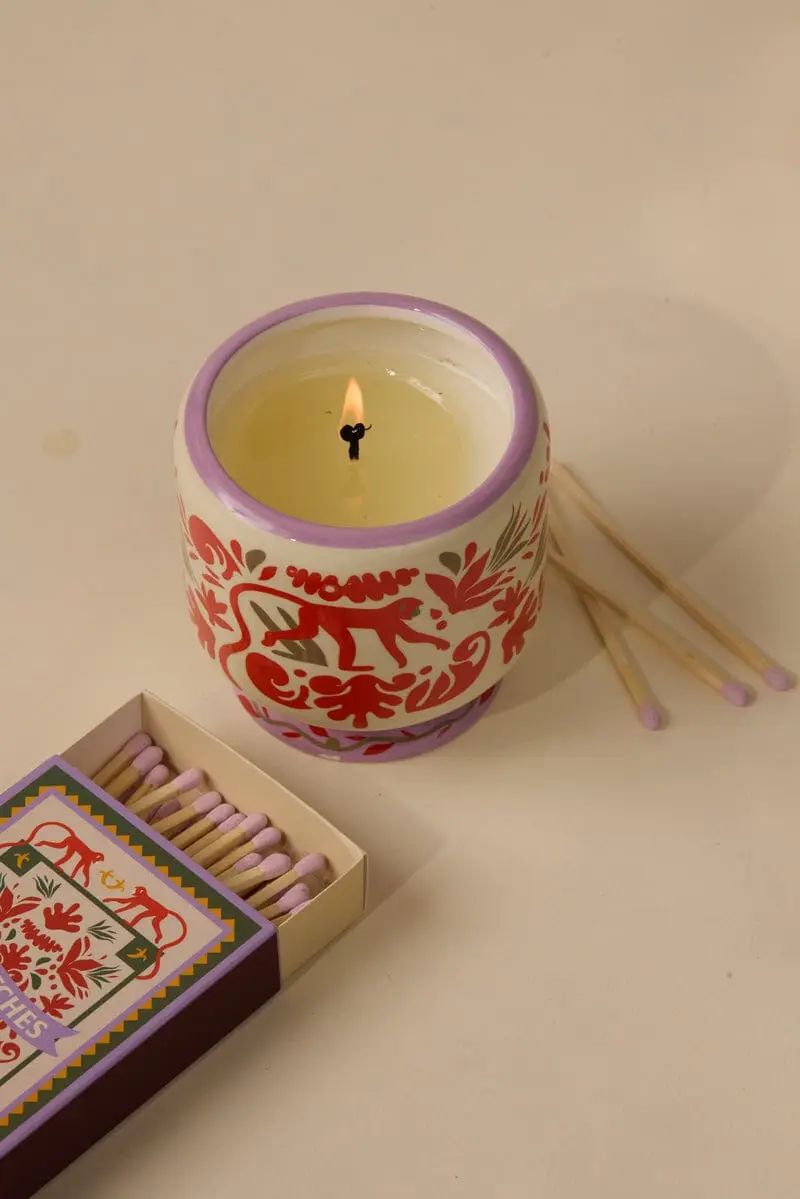 Paddywax ceramic kaars | Coconut & Amber - Afbeelding 3