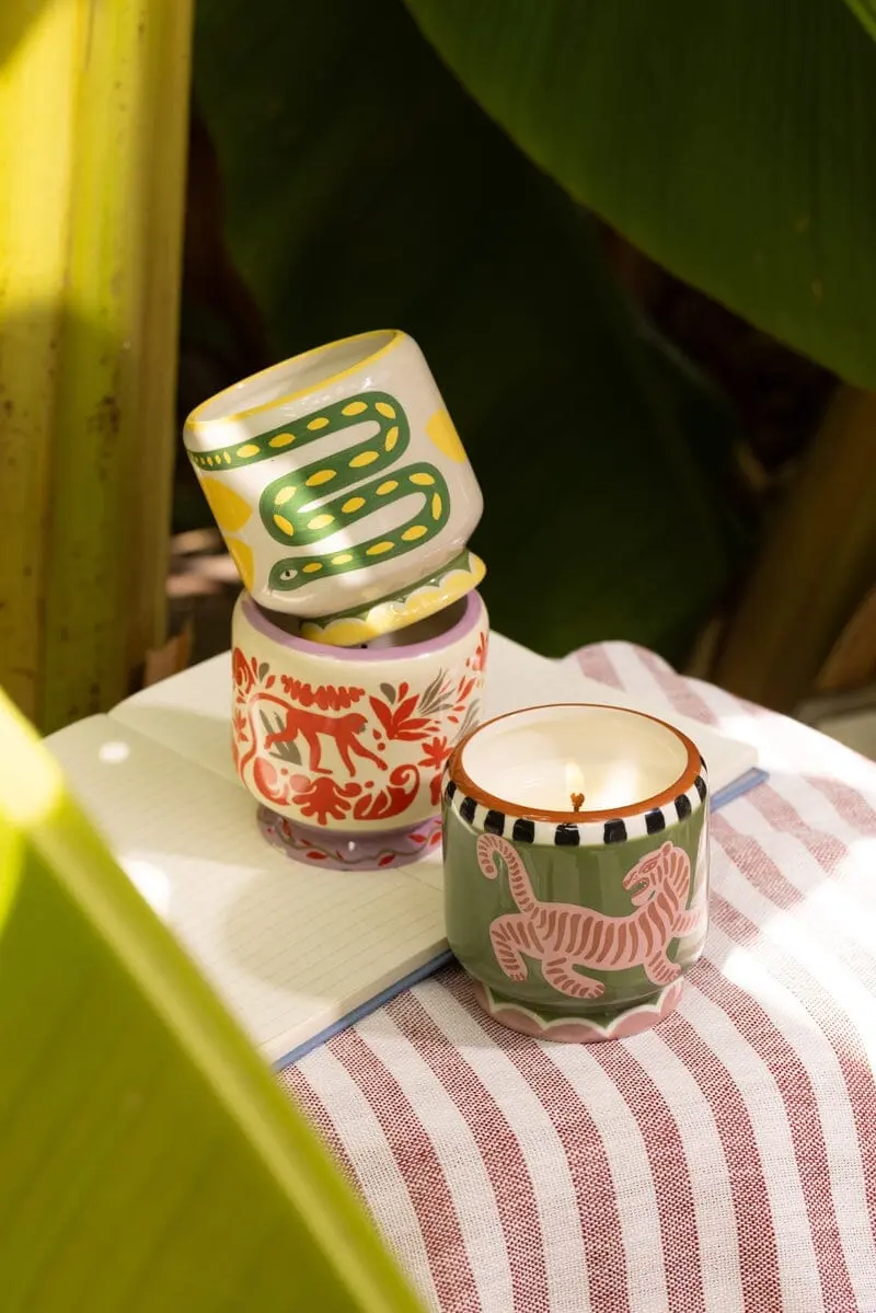 Paddywax ceramic kaars | Coconut & Amber - Afbeelding 2