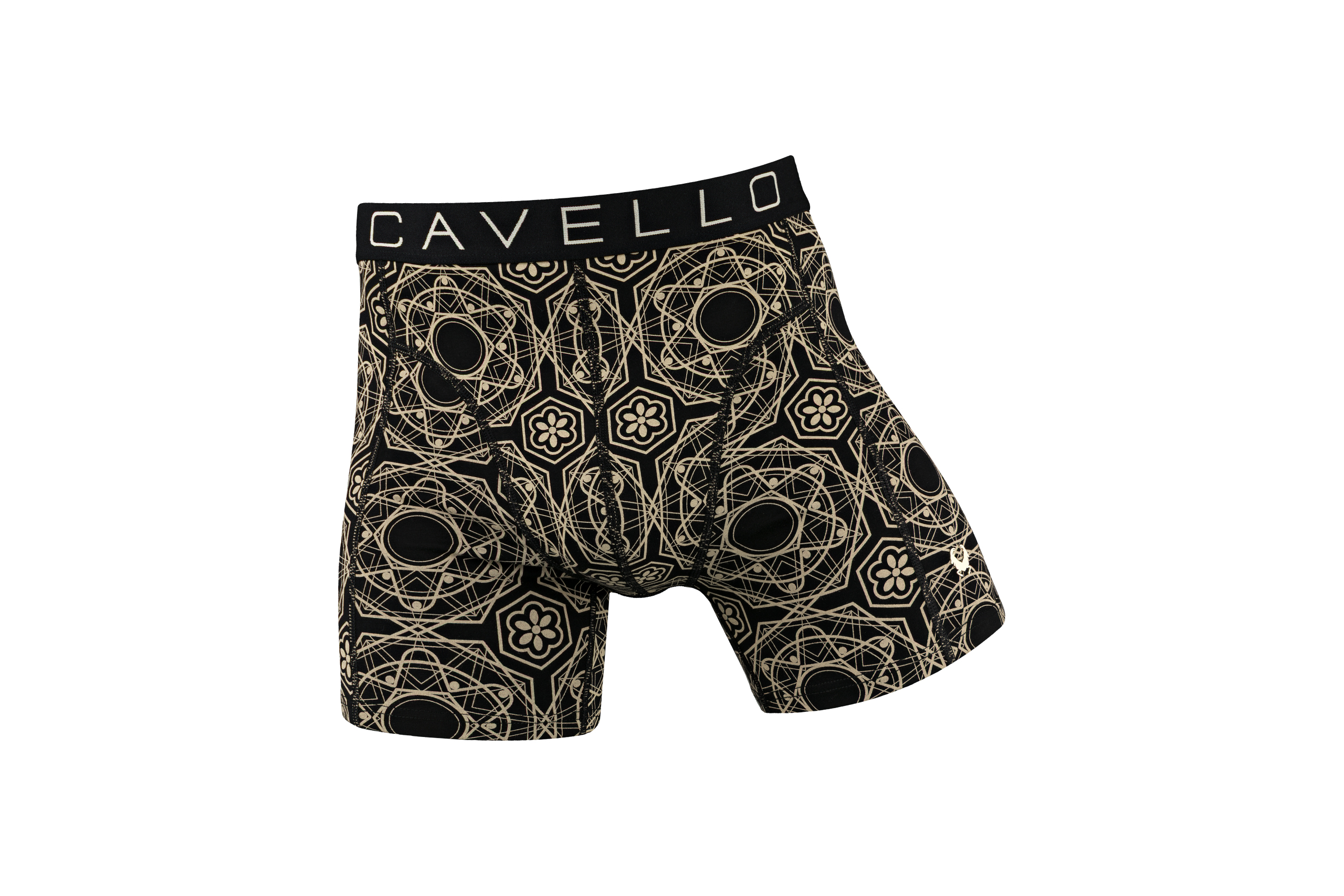 Cavello Herenboxer 2-Pack Zwart/Beige - Afbeelding 2