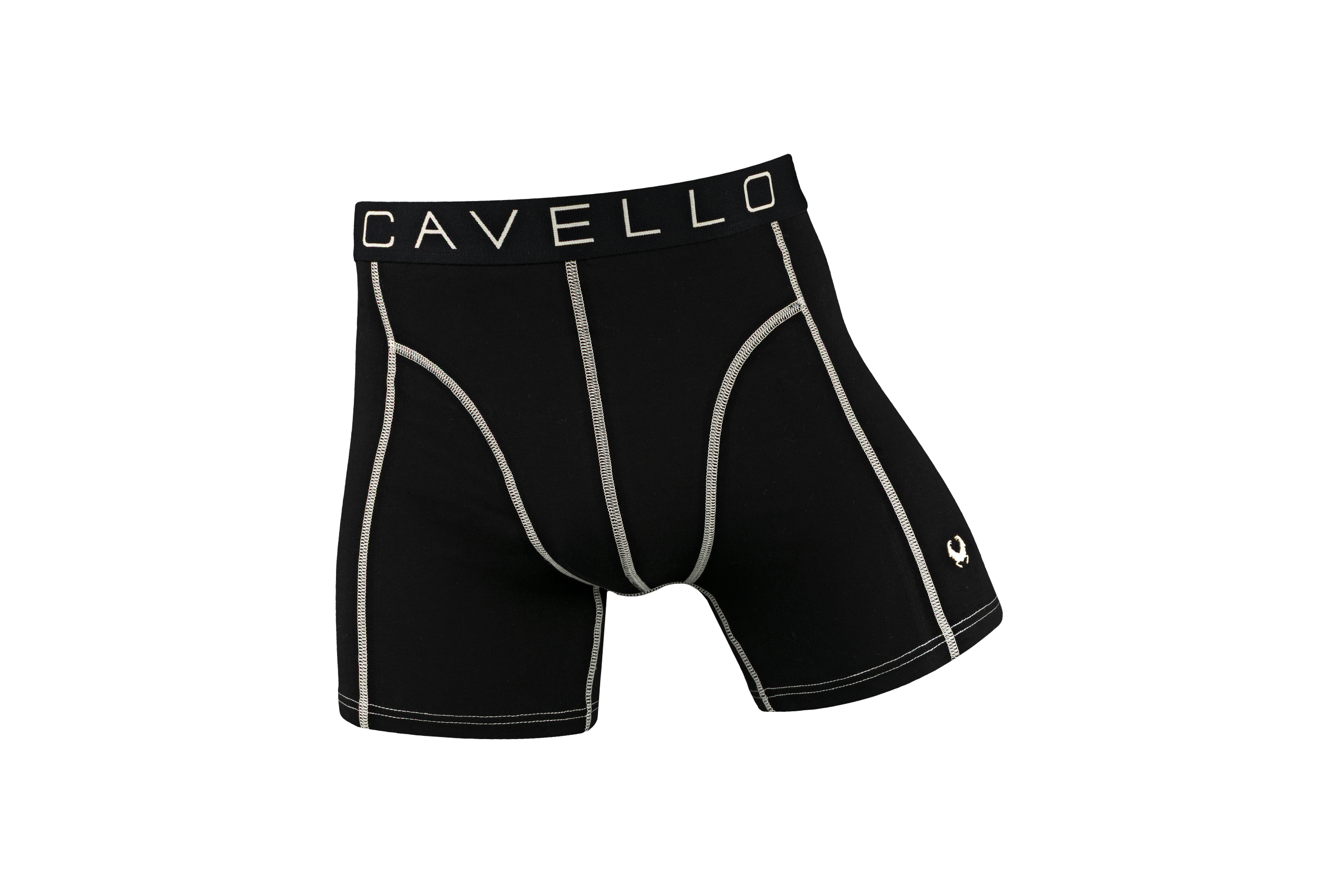 Cavello Herenboxer 2-Pack Zwart/Beige - Afbeelding 1