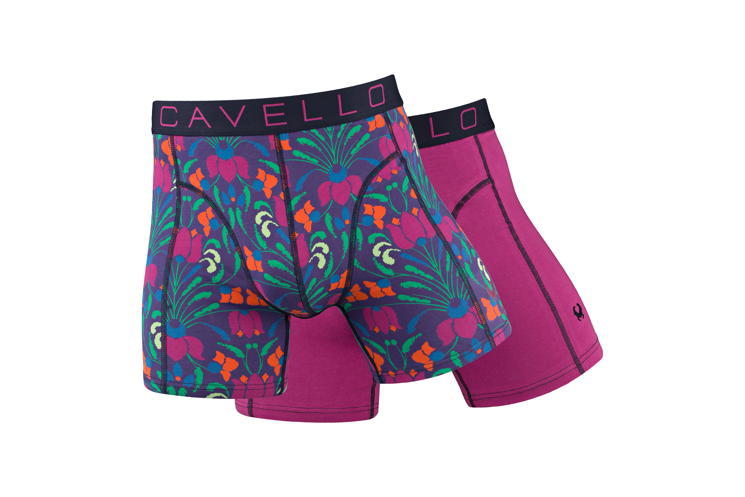 Cavello Herenboxer 2-Pack Magenta