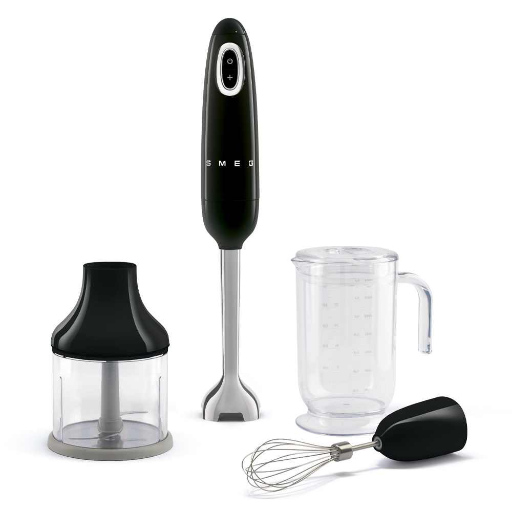 SMEG Staafmixer met Accessoires Zwart