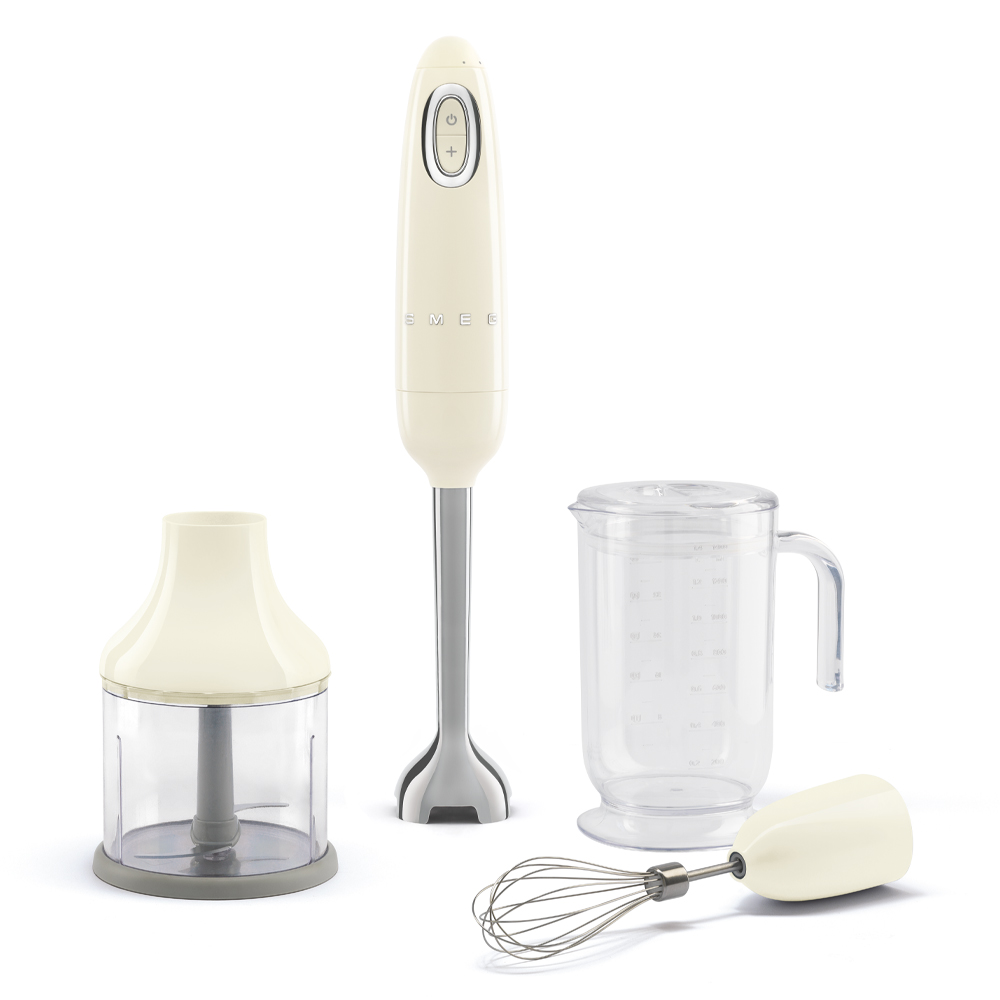 SMEG Staafmixer met Accessoires Crème