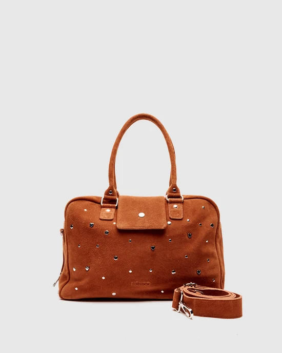 Nunoo Bags Harper Sweetheart Suede Redwood - Afbeelding 3