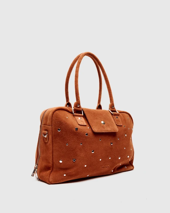 Nunoo Bags Harper Sweetheart Suede Redwood - Afbeelding 4