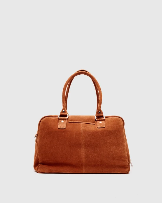 Nunoo Bags Harper Sweetheart Suede Redwood - Afbeelding 5