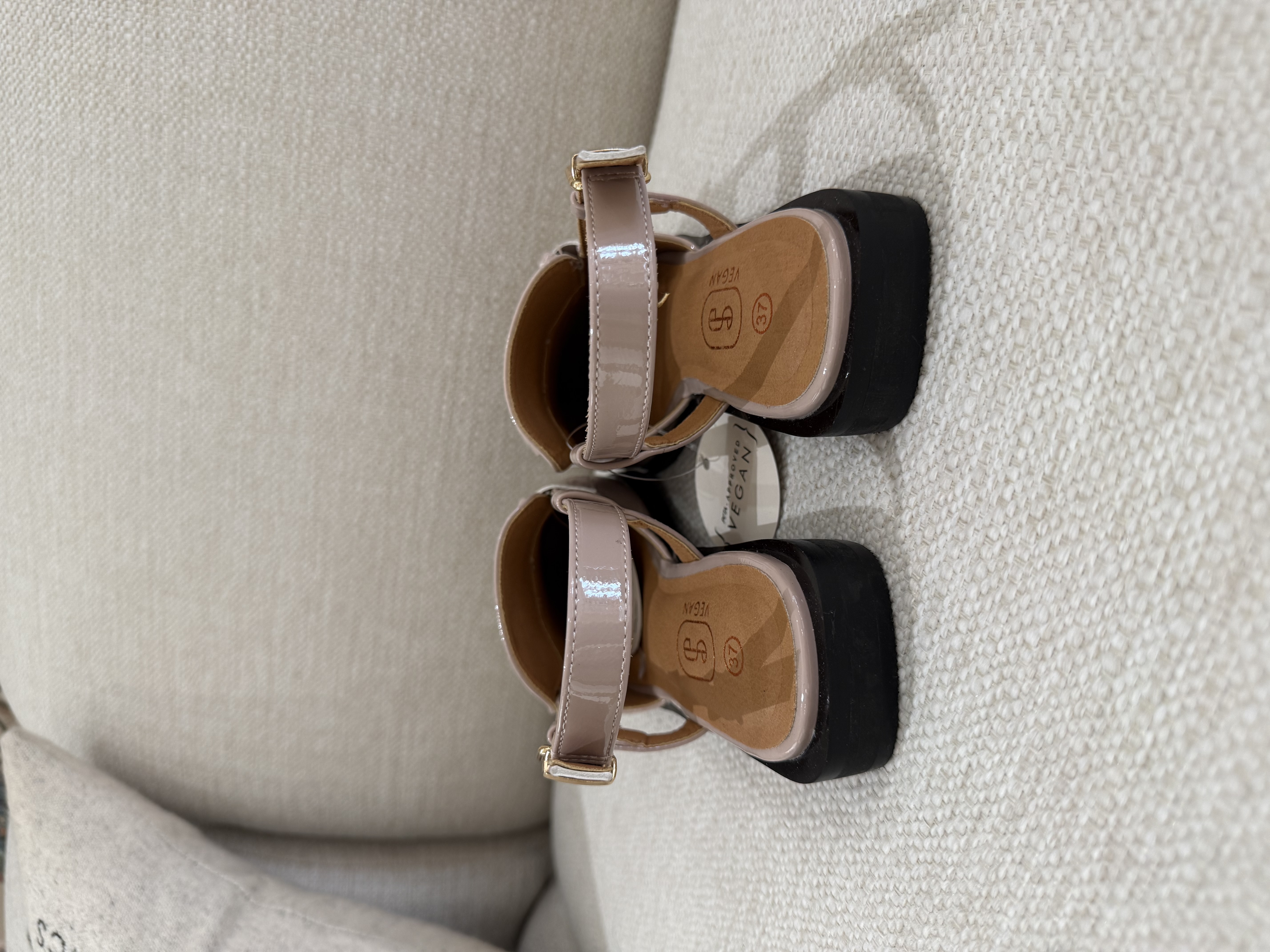 Shoecolate Slingback taupe - Afbeelding 4