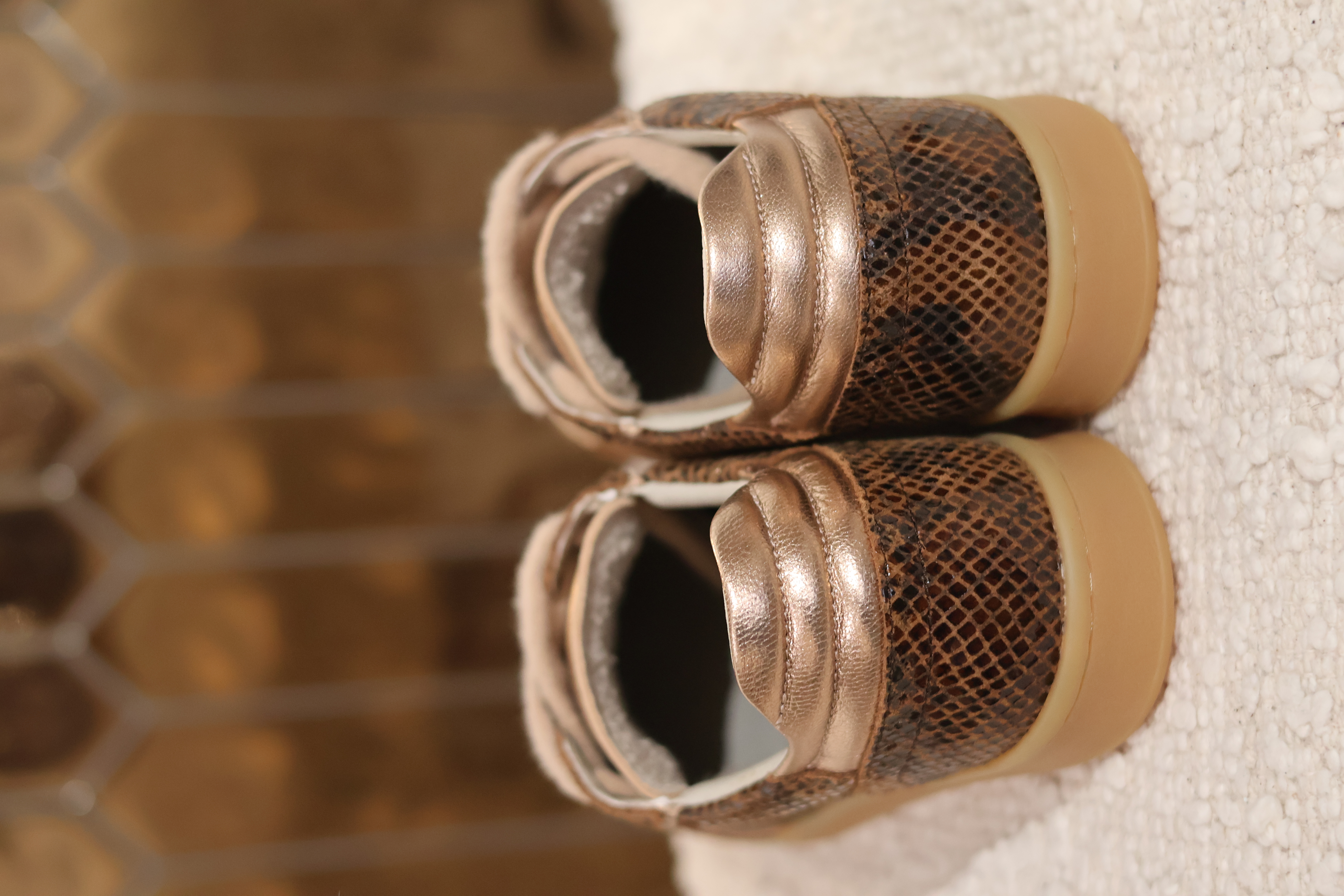 Piedi Nudi Sneaker Imola Brown Print Leather - Afbeelding 3