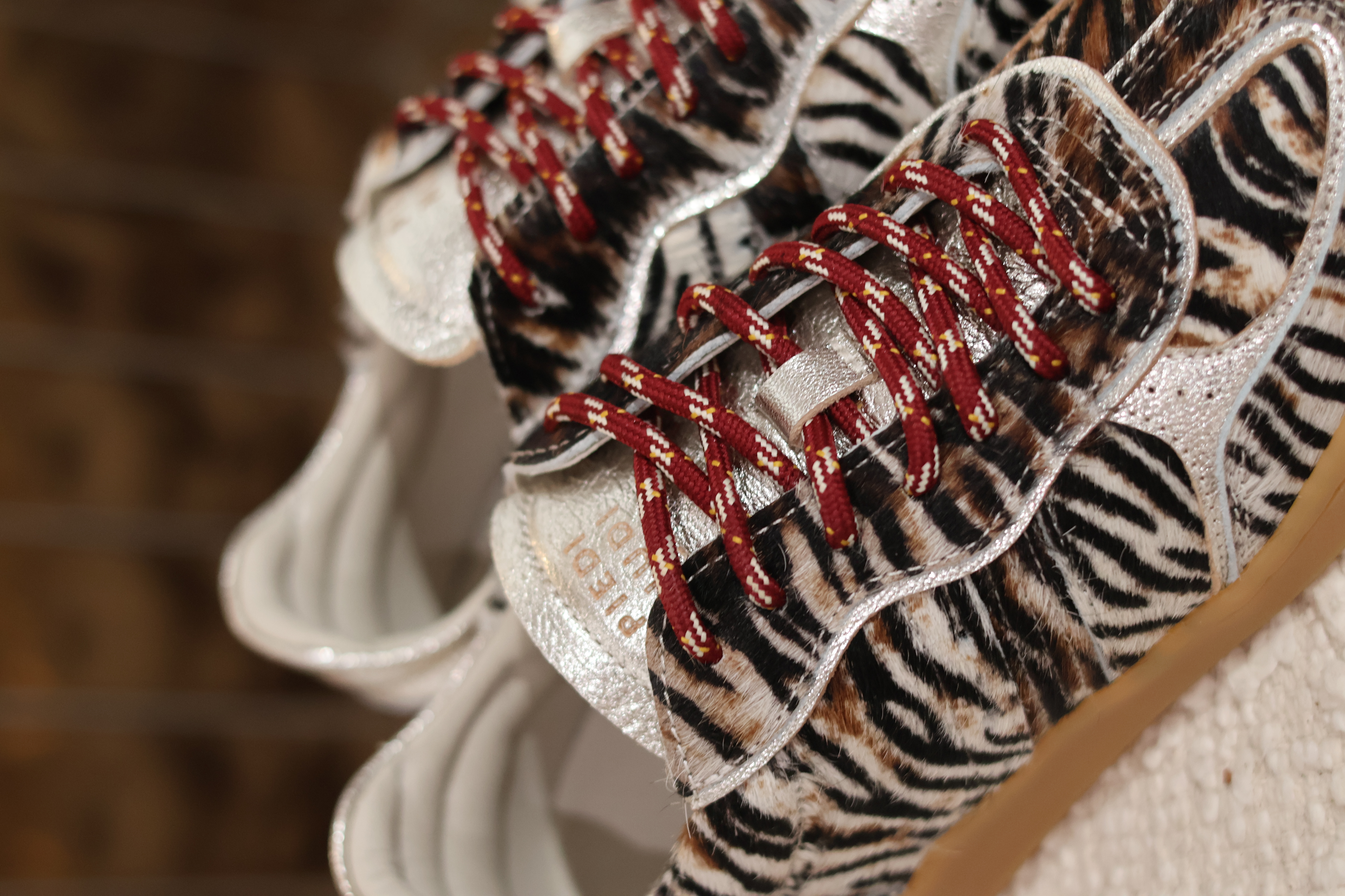 Piedi Nudi Sneaker Imola Pony Tiger Leather - Afbeelding 3