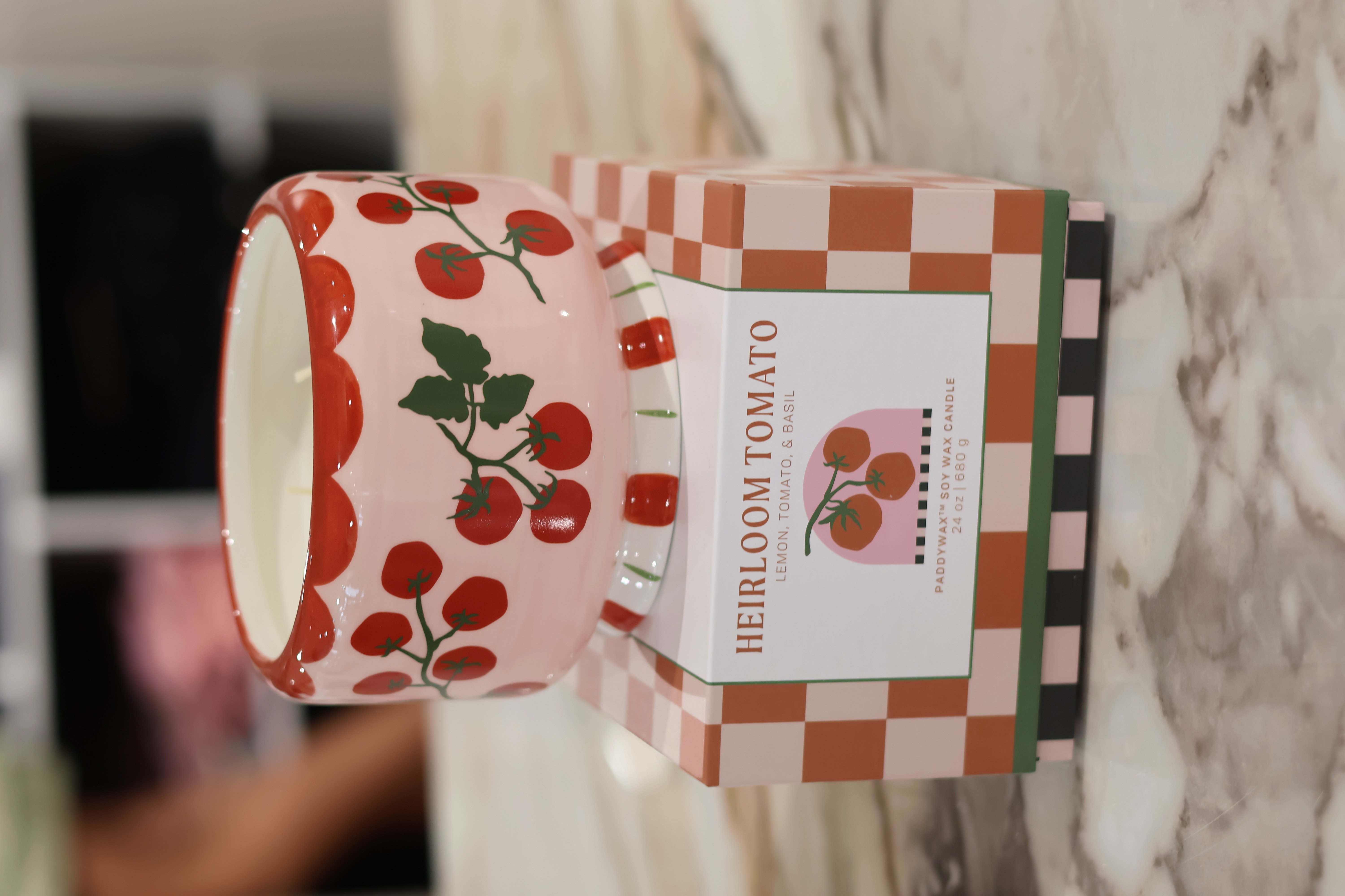 Paddywax ceramic kaars Max | Heirloom Tomato