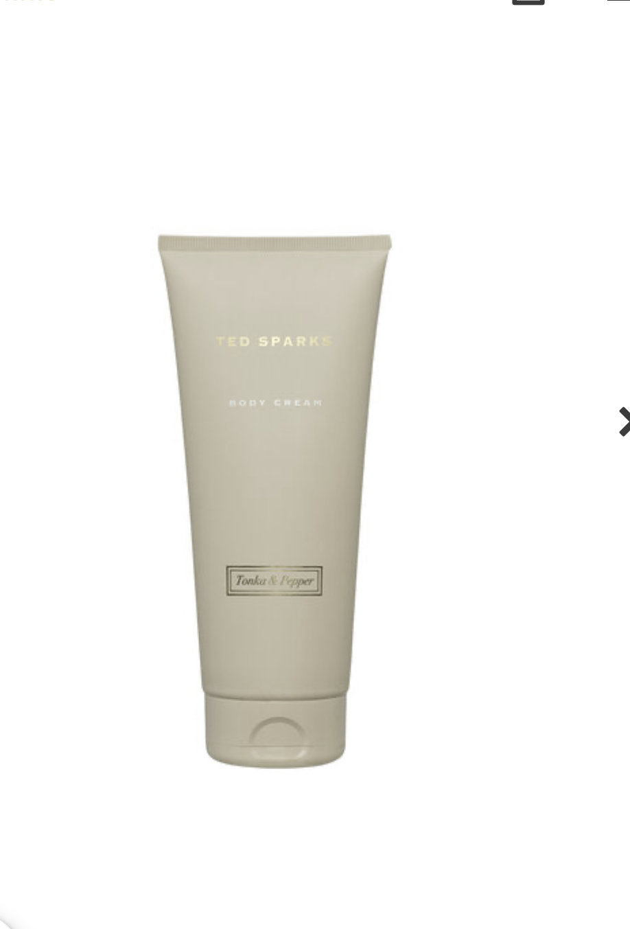 Ted Sparks body Cream Tonka & Pepper - Afbeelding 1