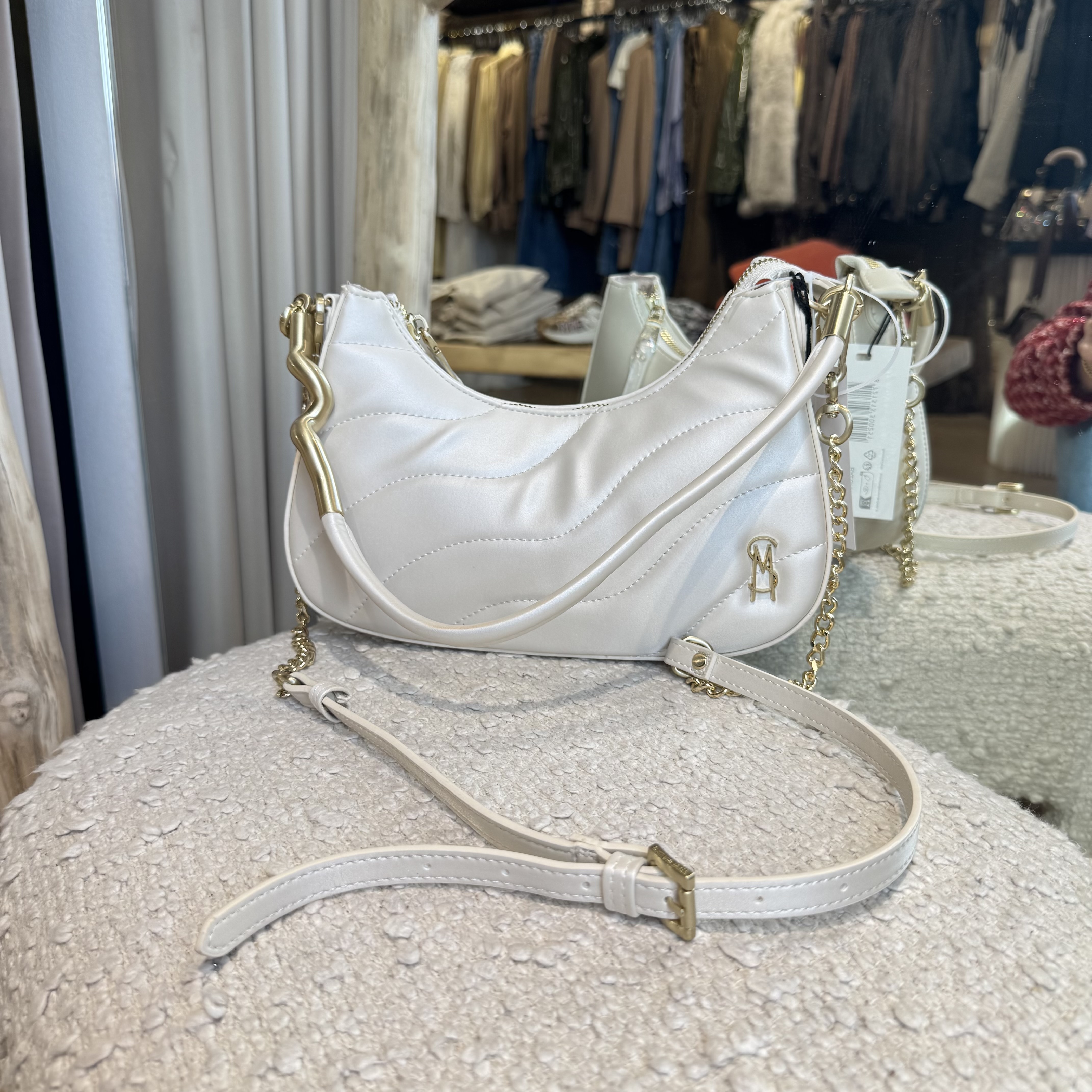 Steve Madden Bazura Bag White