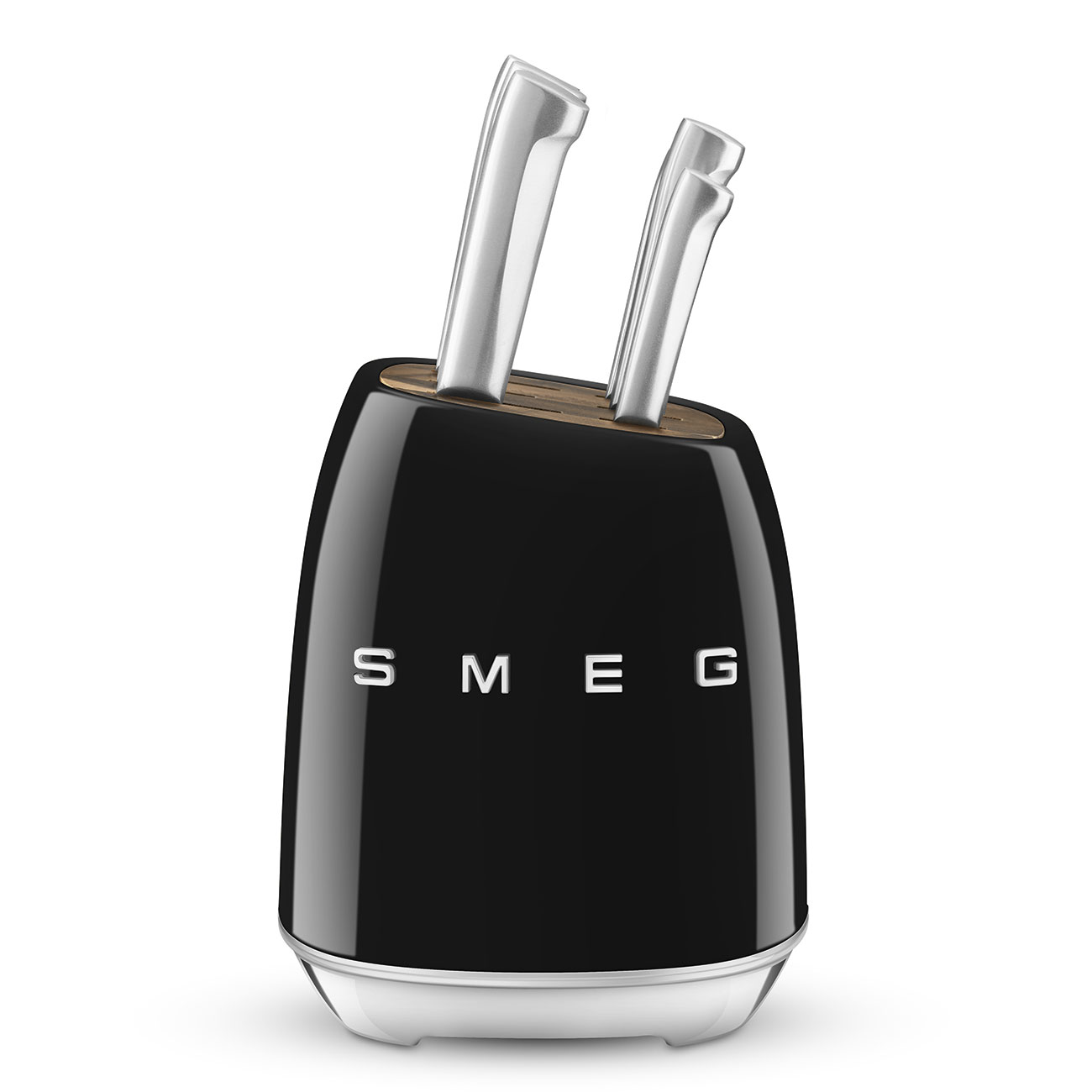 SMEG Messenblok 6 Messen Zwart