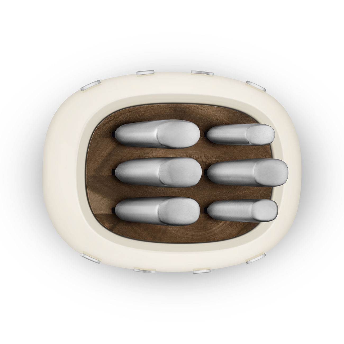 SMEG Messenblok 6 Messen Créme - Afbeelding 5