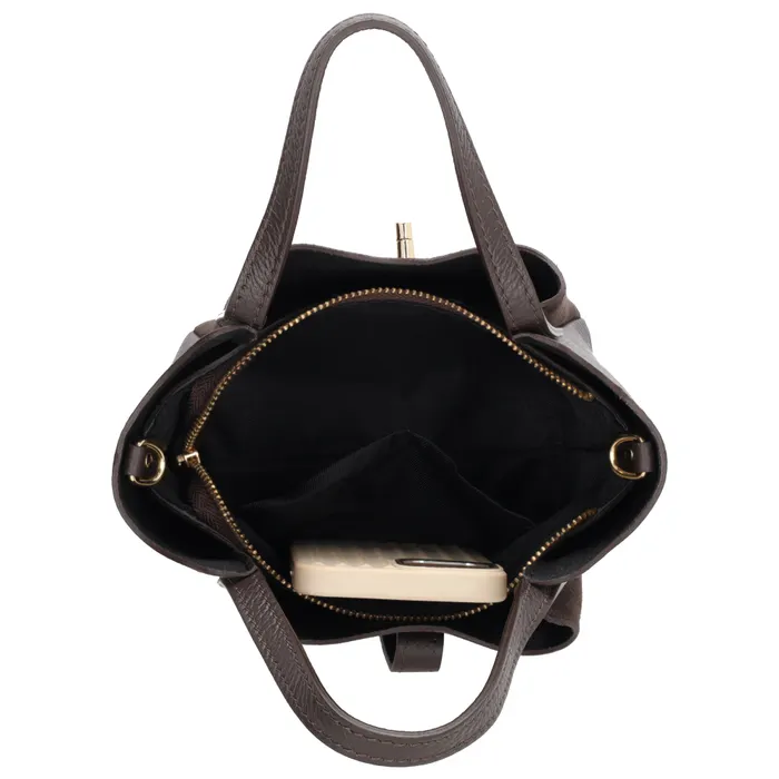 Charm London Vittoria Handtas Donkerbruin - Afbeelding 4