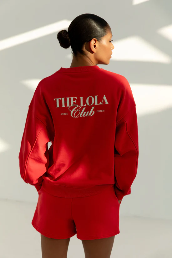 The Lola Club Ruby Sweater Rood